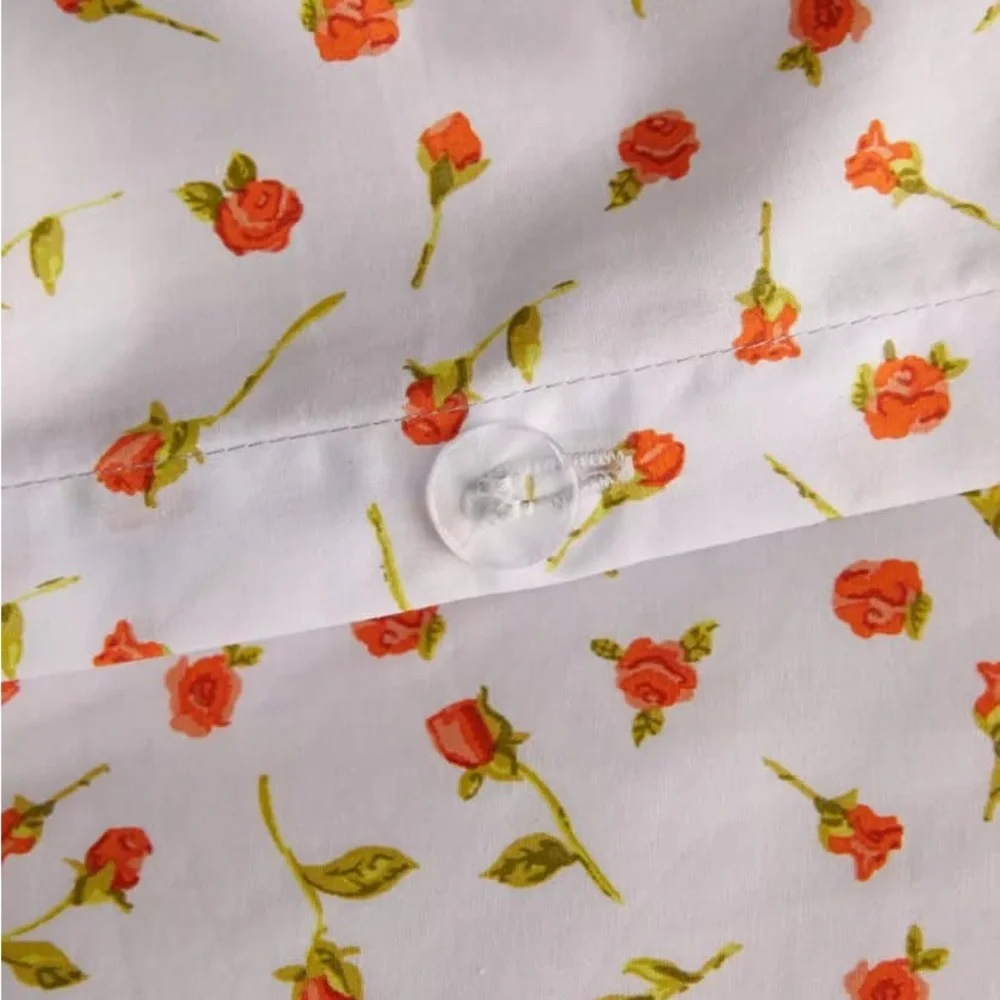NWT Urban Outfitters Rosebud Duvet Set Full/Queen Duvet + Pillowcases